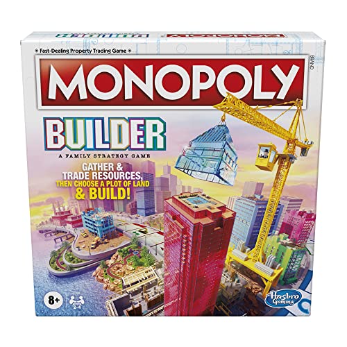 Monopoly Builder Board Game, Strategy Game, Family Game, Games For Kids, Fun Game To Play, Family Board Games