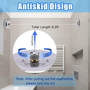 Gadget Deals Stainless Steel Retractable Clothesline | Cloth Drying Rope for Outdoor, Balcony, Bathroom