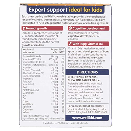 Wellkid Vitabiotics Smart Chewables - 30 Tabs