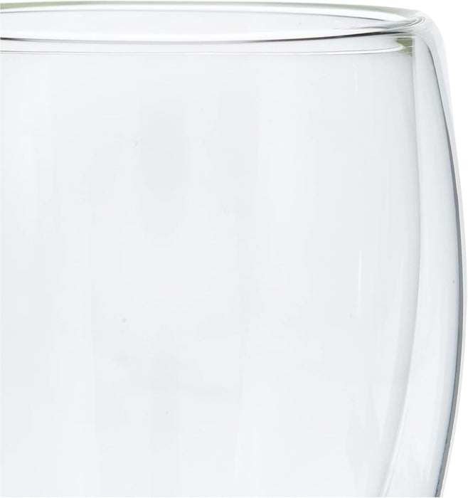 6 Pieces Double Wall Glasses Large, White, Awe2134, Asw213