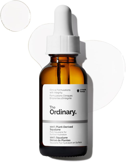 100% Plant-Derived Squalane Oil, 30ml - 30 ml