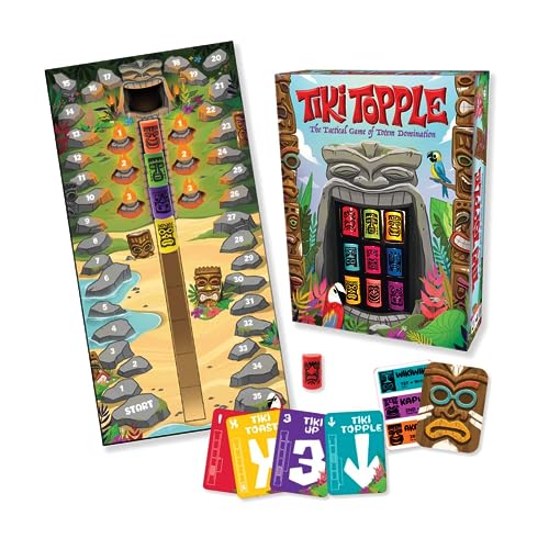 Gamewright Tiki Topple Game, Multicolour