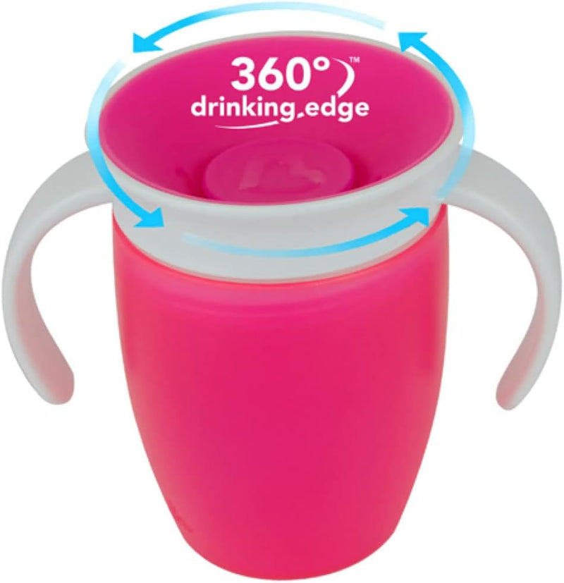 Munchkin 7oz Miracle® 360° Trainer Cup - 2pk (Blue/Green)