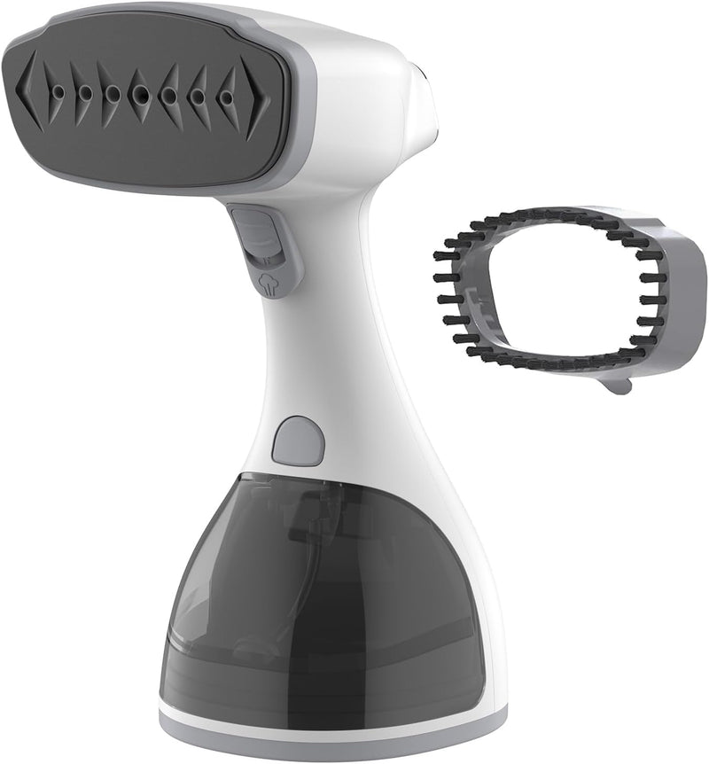 Steamer for Clothes, Handheld Clothes Steamer, 1500W Garment Steamer with 300ml Detachable Water Tank, 30s Fast Heat-up, Auto-Off, Steam Iron Fabric Wrinkle Remover with Brush (Grey)