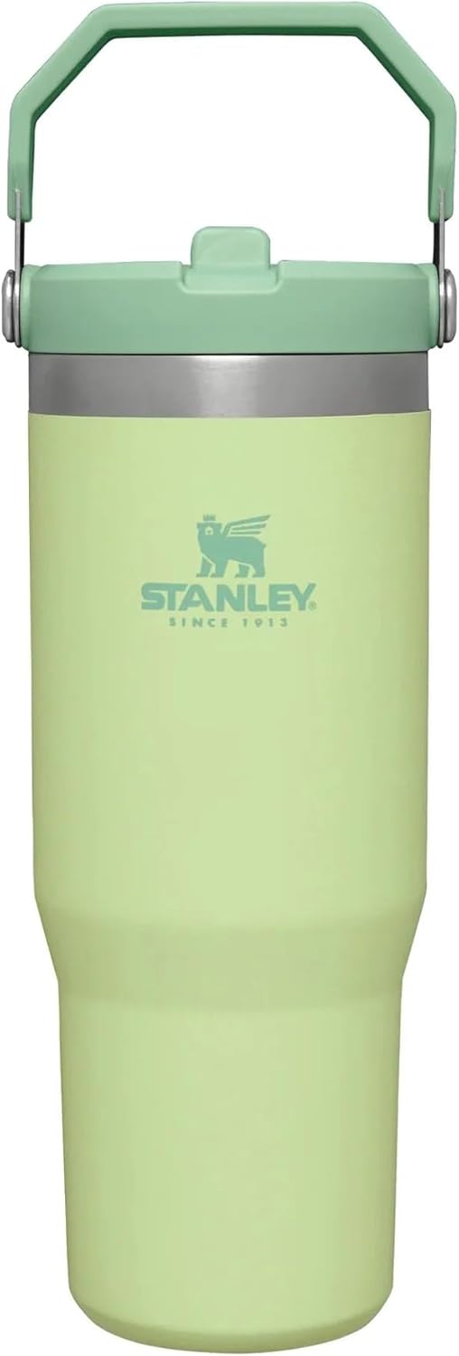 Stanley IceFlow Stainless Steel Tumbler with Straw - Vacuum Insulated Water Bottle for Home, Office or Car - Reusable Cup with Straw Leakproof Flip - Cold for 12 Hours or Iced for 2 Days
