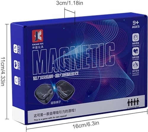 Montchi Chess Set | Magnetic Effect Chess Set Battle Chess,Educational Checkers Game, Portable Chess Board Party Supplies for Family Gathering and Travel