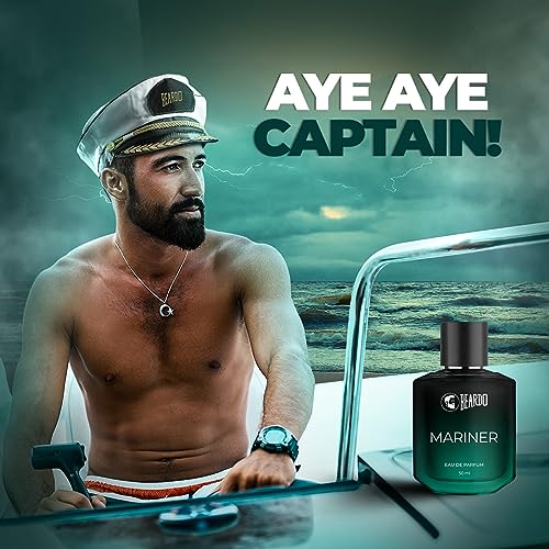 Beardo Whisky Smoke Bourbon & Mariner Perfume Combo 50ml | Long Lasting for Men | Oriental, Woody, Leathery | Fresh, Aqua Notes | Gift Set for Valentine's Day