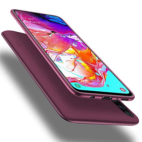 X-level Galaxy A70 Case, Slim Fit Soft TPU Ultra Thin A70 Mobile Phone Cover Matte Finish Coating Grip Phone Case for Women Compatible Samsung A70 5G