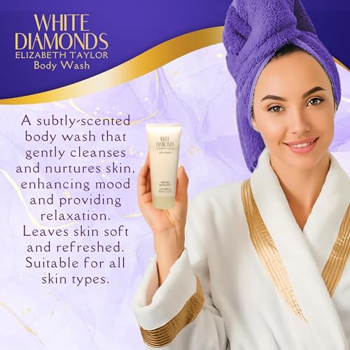 Elizabeth Taylor White Diamonds for Women, 4 Pc Set