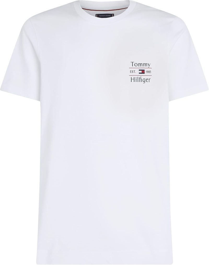 TOMMY HILFIGER mens HILFIGER STACK TEE S/S T-Shirt