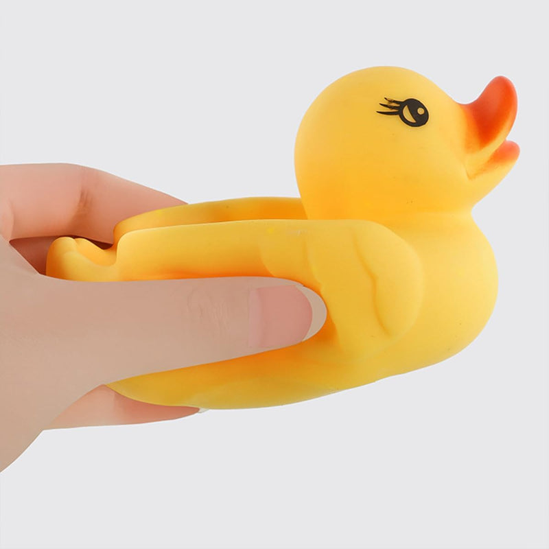 Rubber Duck Family Bathtub Toy, Bath Duck Toys 4 Pcs Rubber Duck Family Squeak Ducks Baby Shower Toy for Toddlers Boys Girls (Mother Child Ducks)