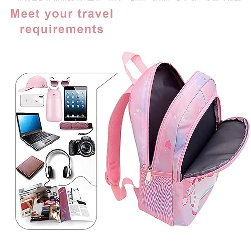 CURTEK Mermaids Backpack for Girls, Kindergarten BookBag Princess School Shoulder Bag for Travel Daypack Kids School Bag