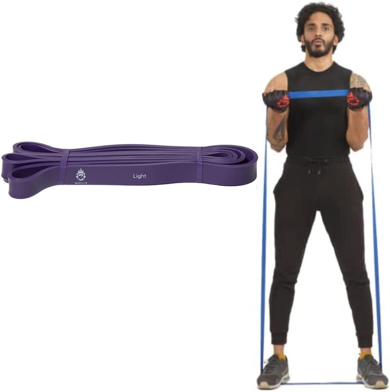 Burnlab Resistance Bands (Choose from 8 Different Sizes from 8Kg - 116Kg), Pull Up Assistance Bands for Exercise, Chin Ups, Powerlifting, Training, Gyms, Home Fitness - for Men and Women