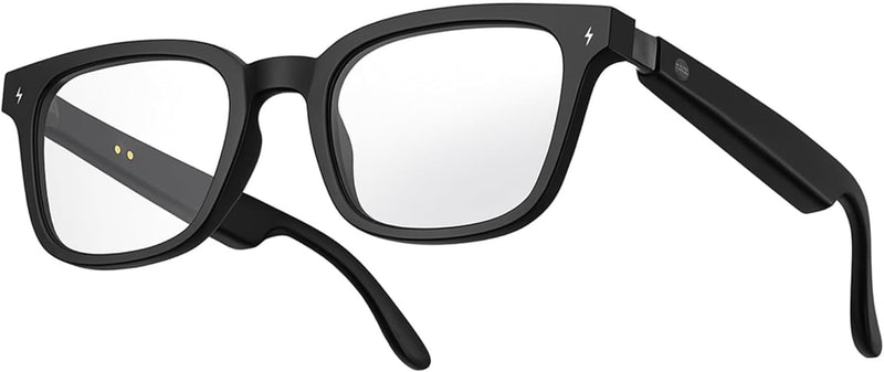Smart Audio Glasses MG02 – Bluetooth 5.3 Touch Control Super Bass Hands-Free Calls | Open-Ear Wireless Sunglasses Lightweight Stylish Black | for iPhone Samsung Huawei, One Size