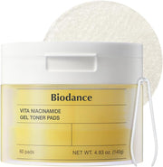 Collagen Gel Toner Pads, Pore Minimizer for Face, Improving Elasticity, Plumping Toner Pads for Sensitive Skin, Korean Skincare,ㅣ4.93 fl.oz.(140g)60Pads,Ramadan Gift - Vita