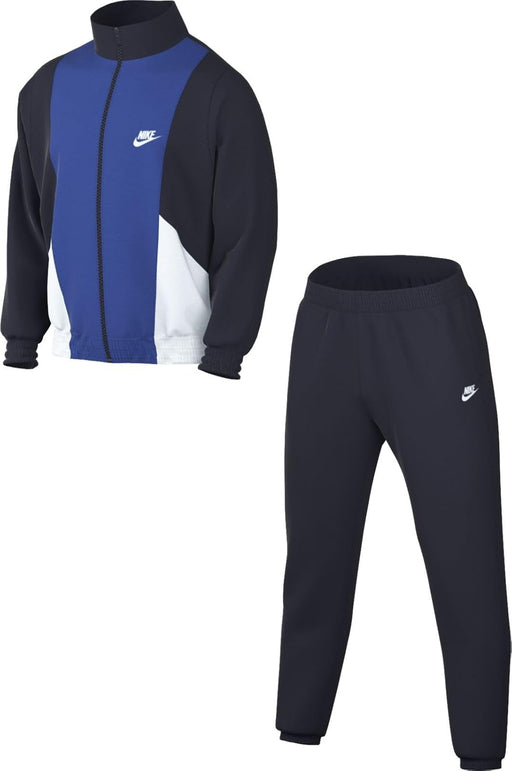 Mens CLUB WVN TRK SUIT SET - OBSIDIANWHITEGAMEROYAL(WHITE)