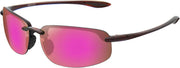 JULI Sports Sunglasses for Men Women Tr90 Rimless Frame for Running Fishing Baseball Driving MJ8001 - C9-Brown/Purple rubber, Plactic
