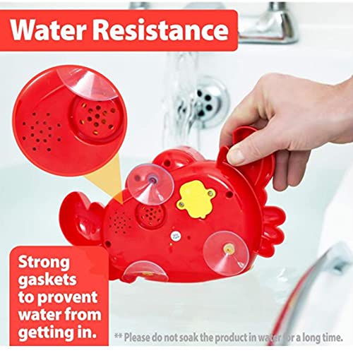 AM ANNA Baby Bath Toy, crab Bath Bubble Maker for Shower and Bathtub. Bubbles tub Machine for Babies Toddlers, Makes The Best Bathtub Toys time