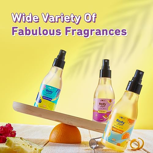 Plum BodyLovin' Vanilla Vibes Body Mist | 100% Vegan | Warm Vanilla Winter Fragrance Spray for Women | Instantly Refreshes