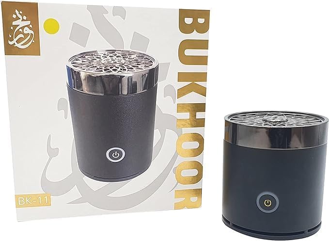 Electric Mini Bakhoor Burner, Portable Car Aroma Diffuser, Black
