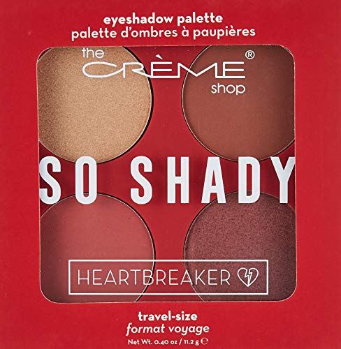 The CrÃ¨me Shop Eyeshadow Palette. Pigmented Matte & Shimmer Finish. Shades Of Brown, Red, Nude. Made In Korea. -So Shady,Heartbreaker