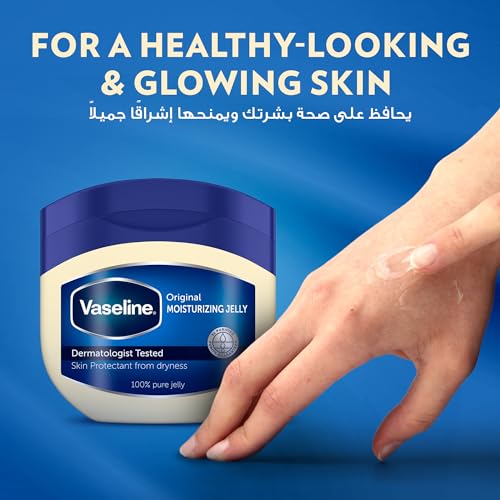 Vaseline Moisturizing Petroleum Jelly, for dry skin, Cocoa Butter, to heal dry and damaged skin, 100ml