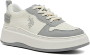 U.S POLO ASSN. CHAPPY GLB 5FX OD 1_WHITE womens Sneaker - Grey