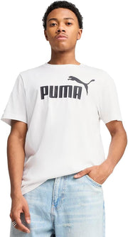 mens ESS No.1 Logo Tee SHIRT (pack of 1) - PUMA White