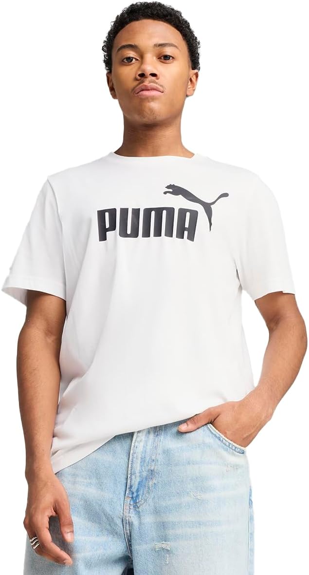 mens ESS No.1 Logo Tee SHIRT (pack of 1) - PUMA White