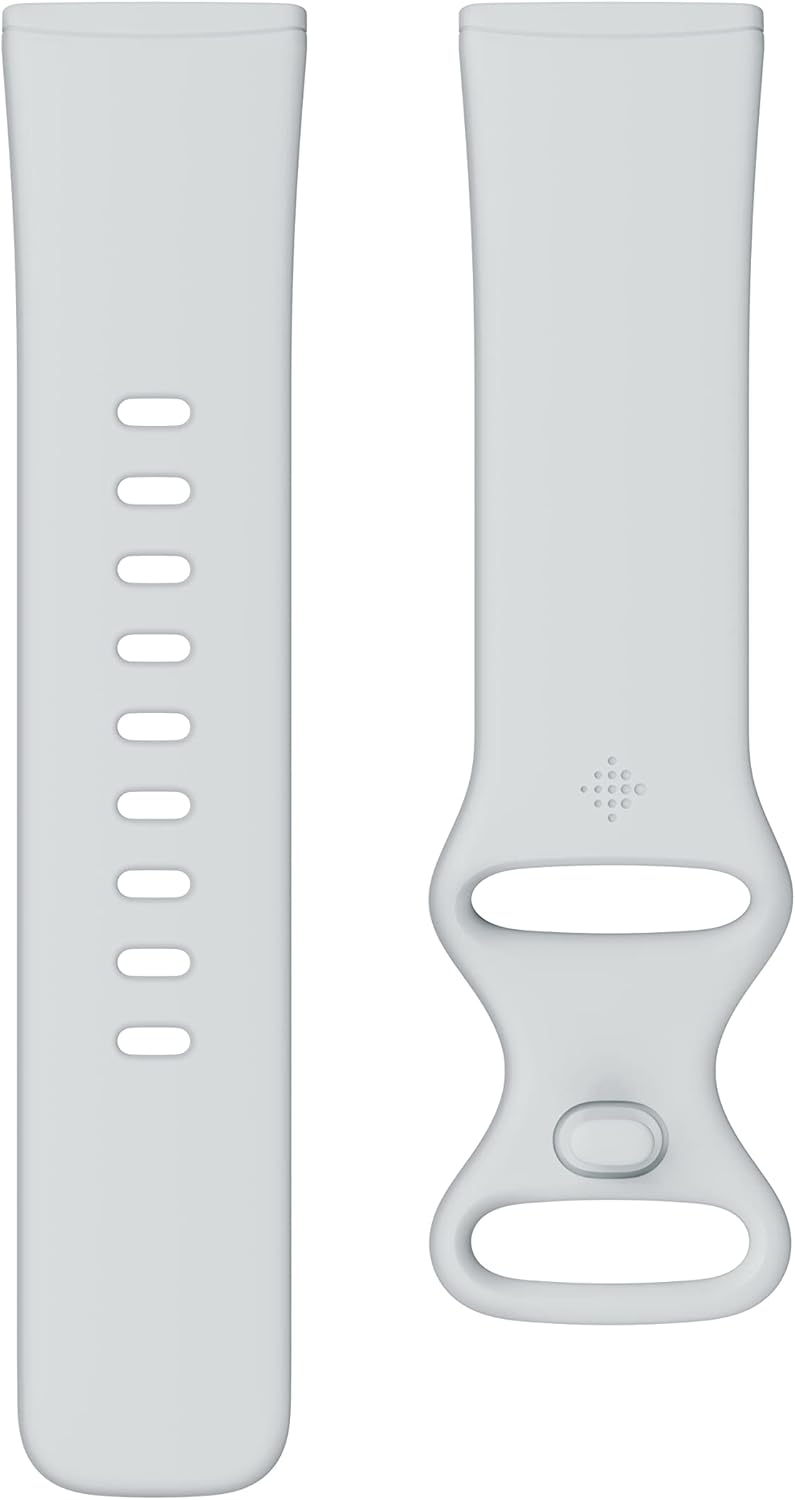 Official Versa 4 Sense 2 Sport Band (compatible with Versa 3 & Sense) - Blue Mist Large