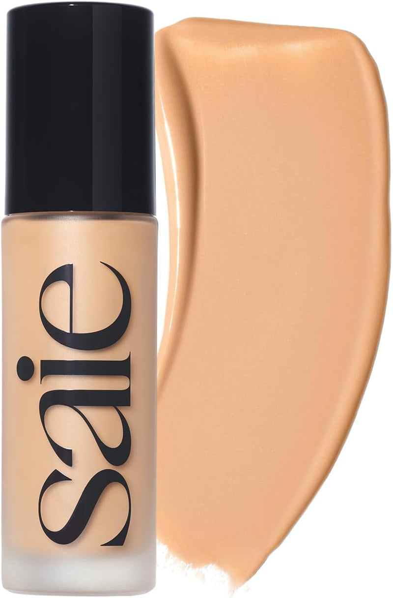 Glowy Super Skin Tint Liquid Foundation - Hydrating Serum Foundation with Lightweight, Medium Coverage - Formulated with Hyaluronic Acid to Hydrate, Brighten and Plump - Shade 11 (1.01 oz) - 1.01 Ounce (Pack of 1) Shade 11 - Light to Medium with Peach Undertones