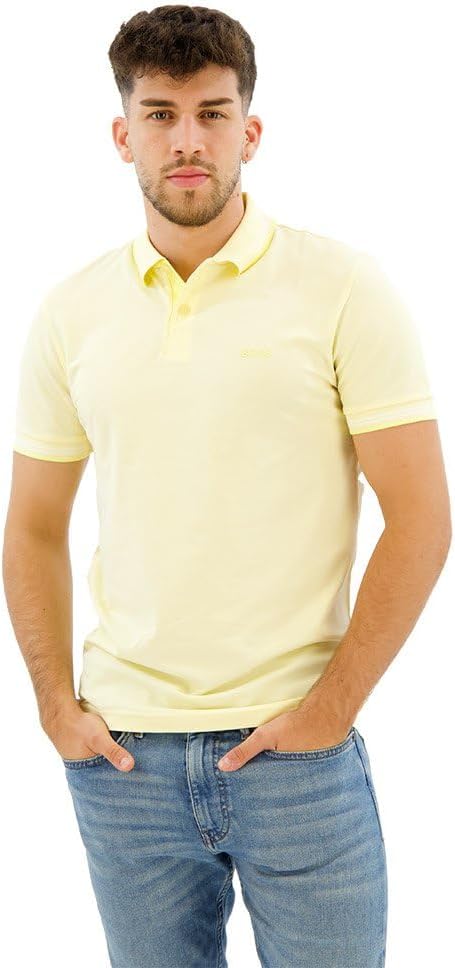 BOSS Paul Men's Polo Shirt - Gold 715