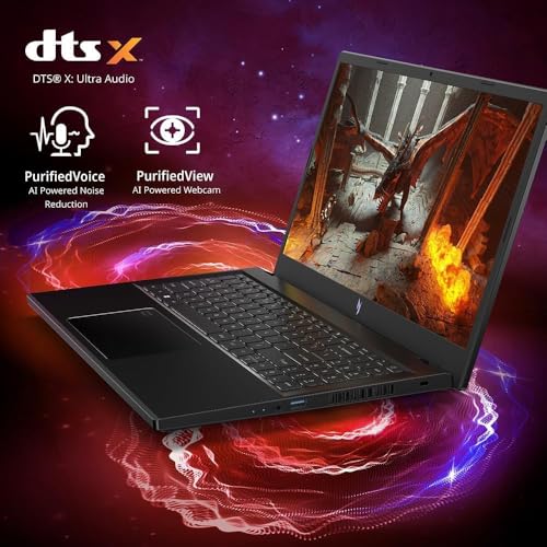 acer Nitro V 15 Gaming Laptop, Intel i9-13900H Up to 5.4GHz, GeForce RTX 4060, 15.6" 144 Hz IPS Display, 64 GB DDR5, 1 TB SSD, Wi-Fi 6, Backlit Keyboard, Windows 11 Pro, Gaming Mouse, 256GB UFD