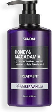 Honey&Macadamia Hydro-Intensive Protein Premium Nature Hair Treatment(Cherry Blossom) 500ml - Amber Vanilla