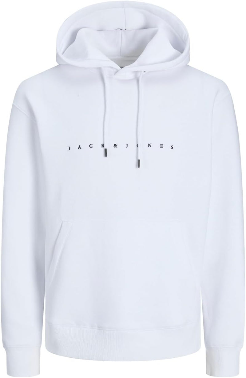 Mens STAR SWEAT HOOD Sweatshirt - White