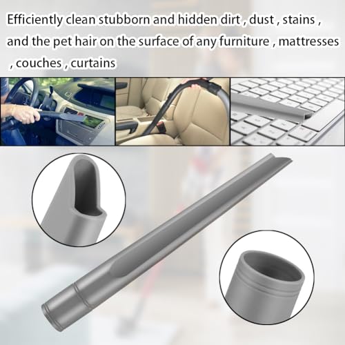 S YTALAND 2 Pack Crevice Tool and DUST Brush Compatible with Shark Navigator Lift-Away Vacuum Cleaner Models NV350, NV352, NV355, UV440, Replace Part # 112FFJ