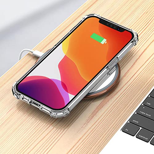 Melomon Crystal Clear Case for iPhone 13 Pro Max(6.7"),Premium Ultra Slim Flexible Case Compatible with iPhone 13 Pro Max,Shockproof with Hard PC Back and Air Cushion, iPhone 13 Pro Max Case Cover