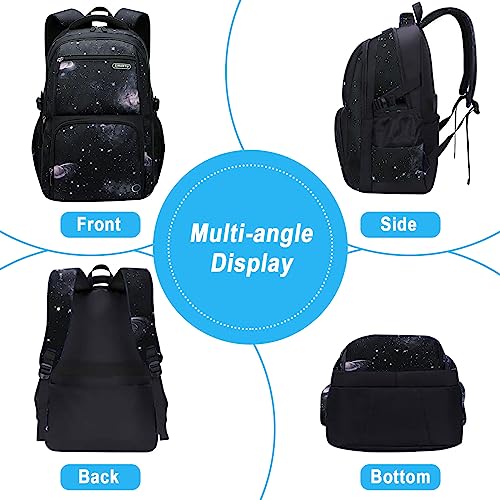 URbazaar Boy Starry Sky Printed Primary Junior High University School Bag Bookbag,Backpack,Casual Shoulder Bag Travel Rucksack