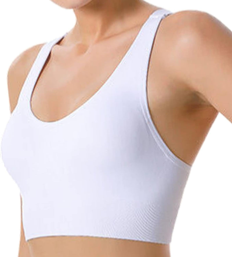 Dress Cici Longline Sports Bra Medium Support, Full Coverage Strappy Back Sports Bra