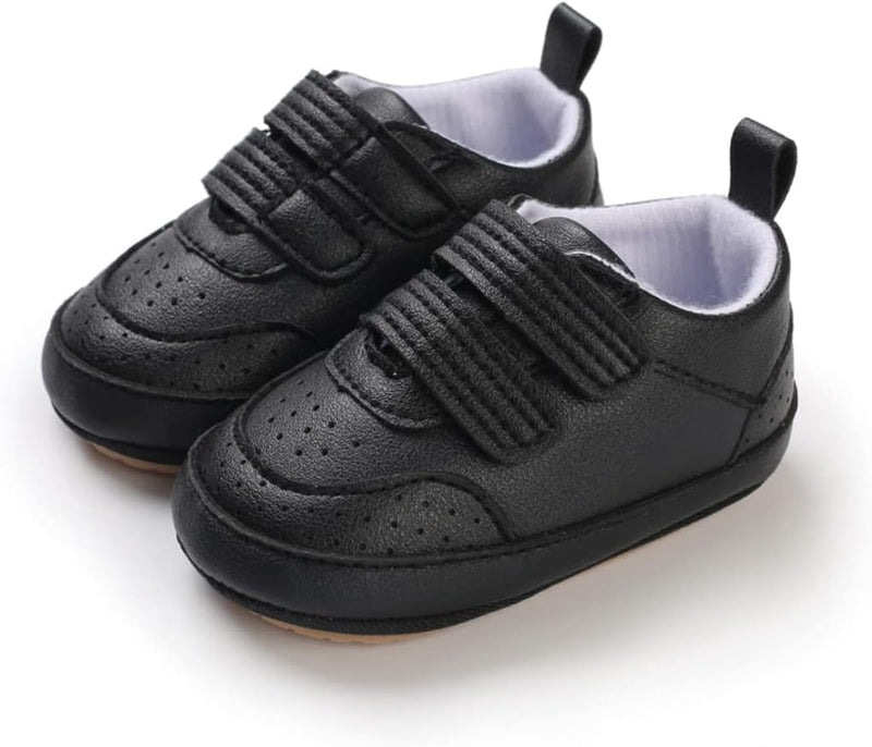 E-FAK Baby Shoes Boys Girls Infant Sneakers Non-Slip Rubber Sole Toddler Crib First Walker Shoes
