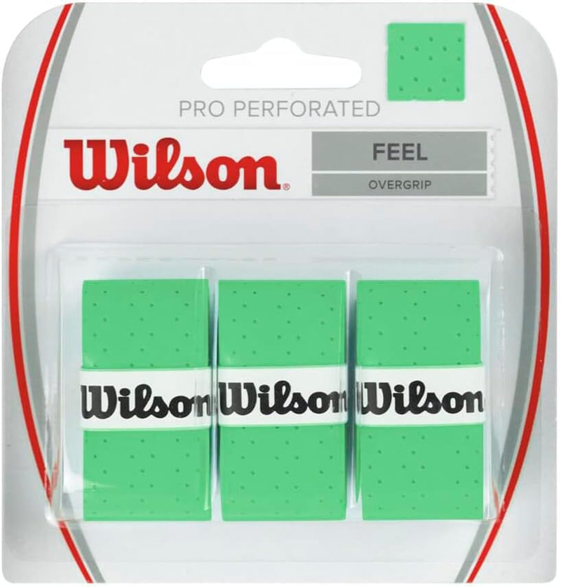 Wilson Perforated Pro Tennis Racquets Over Grip - Green