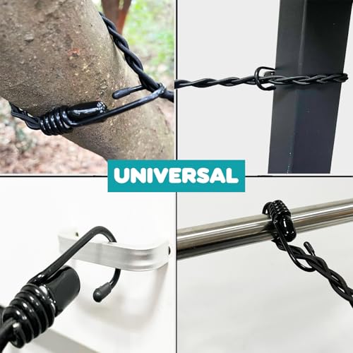 Retractable Portable Clothesline for Travel and Home, Tri-Braided Cord Clothes Line with 10 Windproof Clothes Clips, for Indoor Laundry Drying line,Outdoor Camping Hanger Accessories
