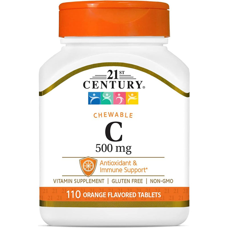 21st Century C-500 Mg Orange Flavor Chewables - 110 Tablet