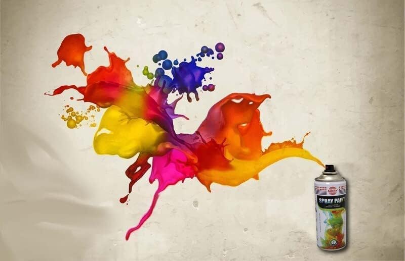 Asmaco Spray Paint, Matt Black