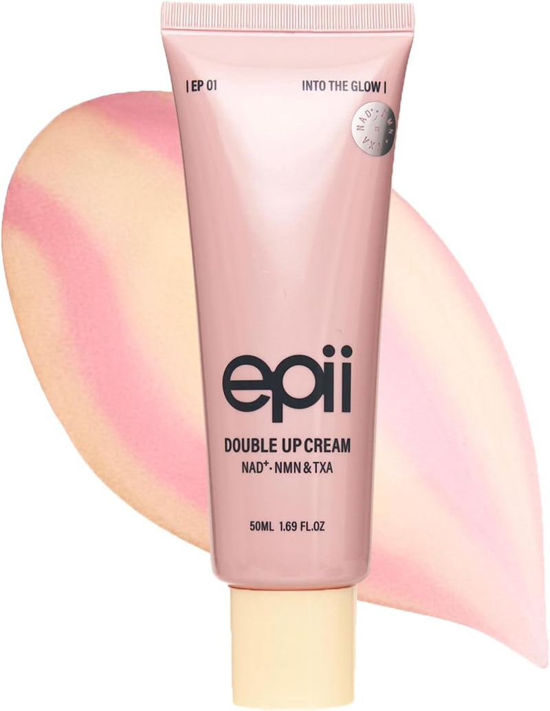 Double Up Cream face moisturizer NAD NMN TXA niacinamide dark spot uneven skin tone sensitive skin firmness korean skincare squalane15% 50ml 1.69 oz. fl.