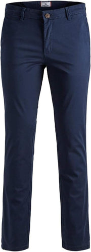 mens JPSTMARCO JJBOWIE NOOS Chinos (pack of 1) - Navy Blazer