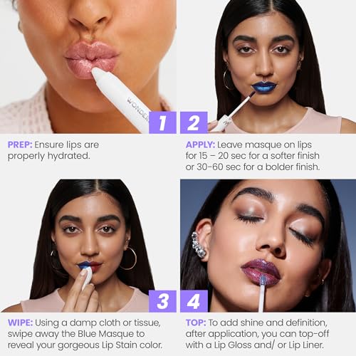 Wonderskin Wonder Blading Lip Stain Peel Off Masque - Long Lasting, Waterproof and Transfer Proof Nude Lip Tint, Matte Finish Peel Off Lip Stain (Lovely Masque)