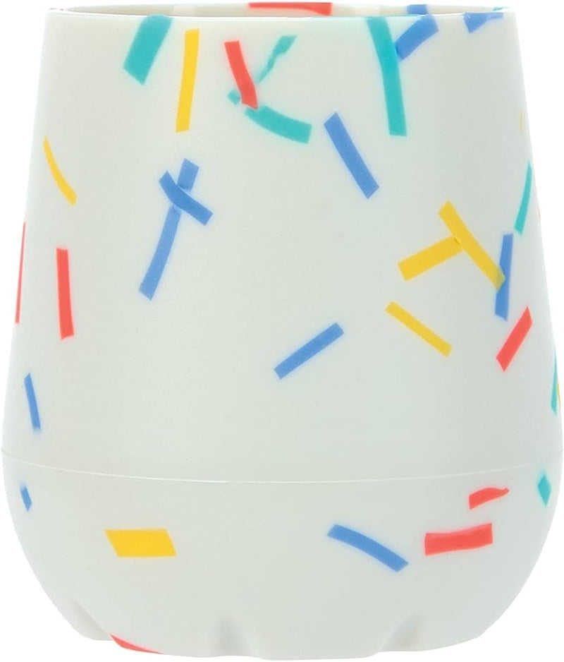 Nuby Silicone Confetti/Sprinkles First Open Training Cup for Baby: 2oz