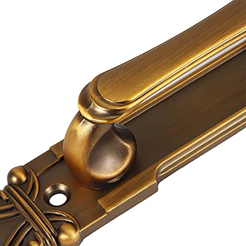 2Pcs/Set European Style Door Handle, Antique Door Pull Handle, Metal Sliding Door Handle for Cabinet Hardware Drawer Cupboard Accessory