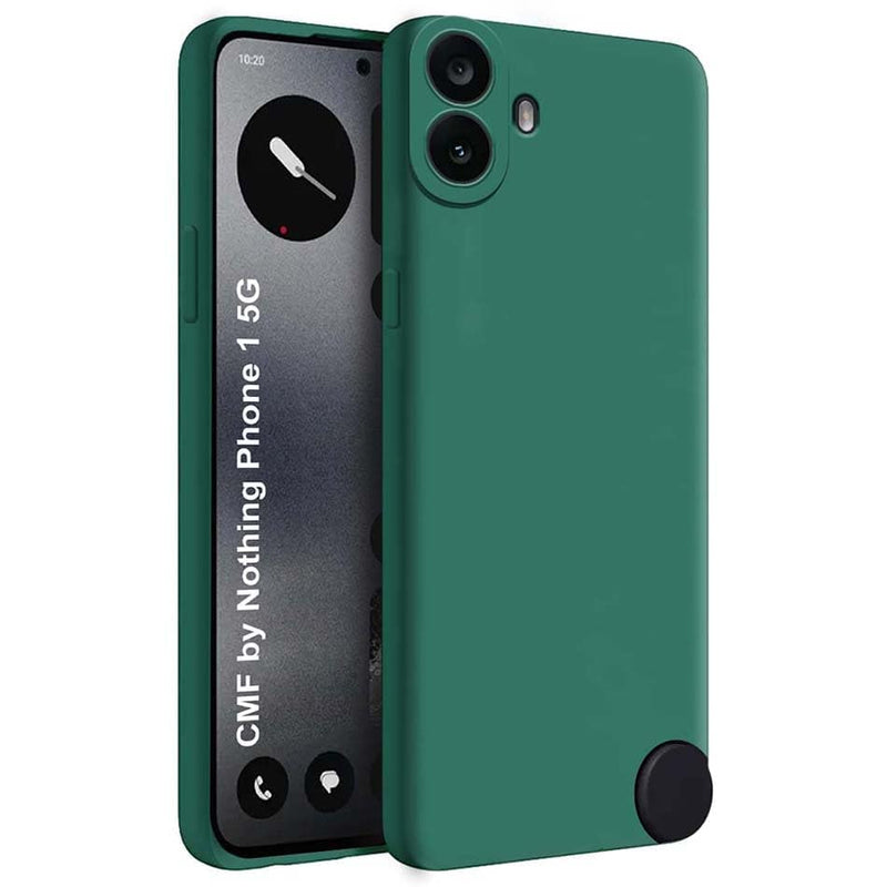 Case for Nothing CMF Phone 1 Cover, Matte Surface Soft Cases [Ultra Thin] [Scratch-Resistant] TPU Protective Case Soft Mobile Phone Case for Nothing CMF Phone 1 (Green)